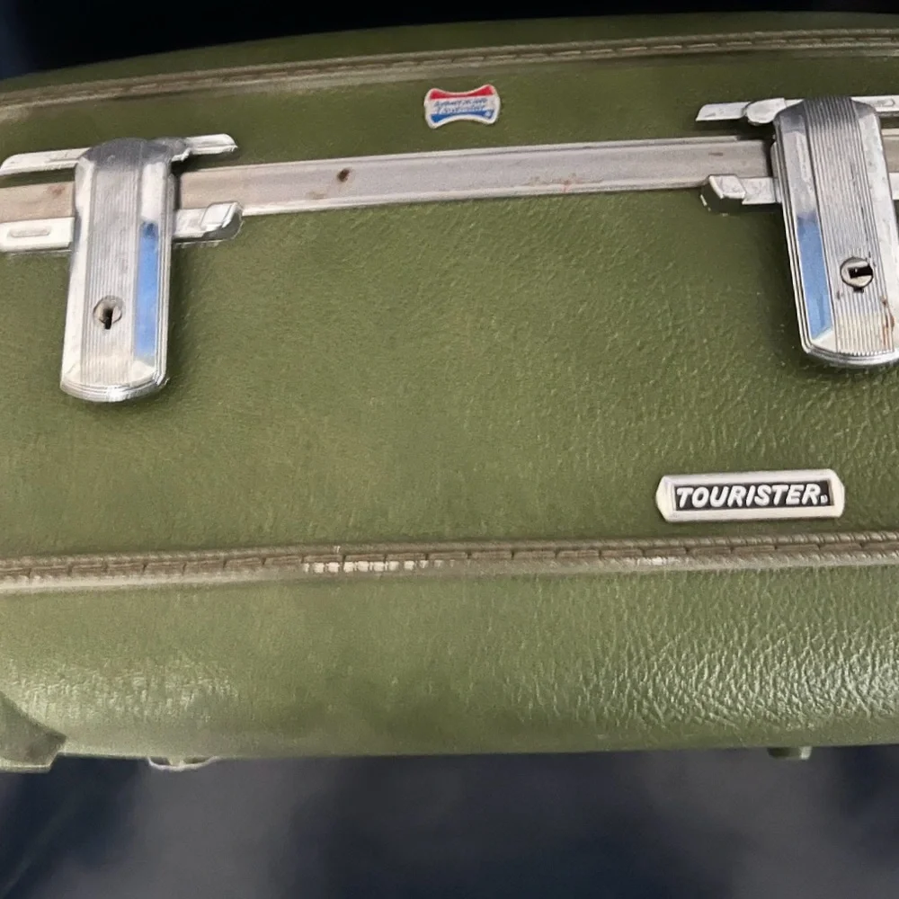American Tourister Green Tourister Vintage Suitcase